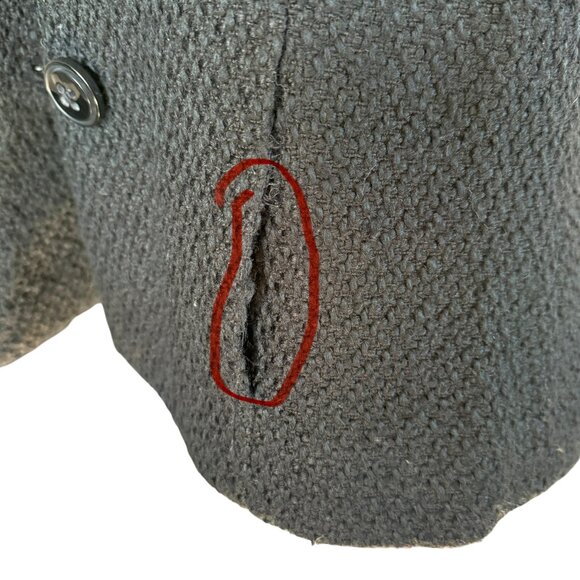 Coldwater Creek 4 black short sleeve fully lined collared button down jacket - Picture 8 of 10